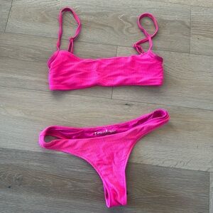 Pink bikini
